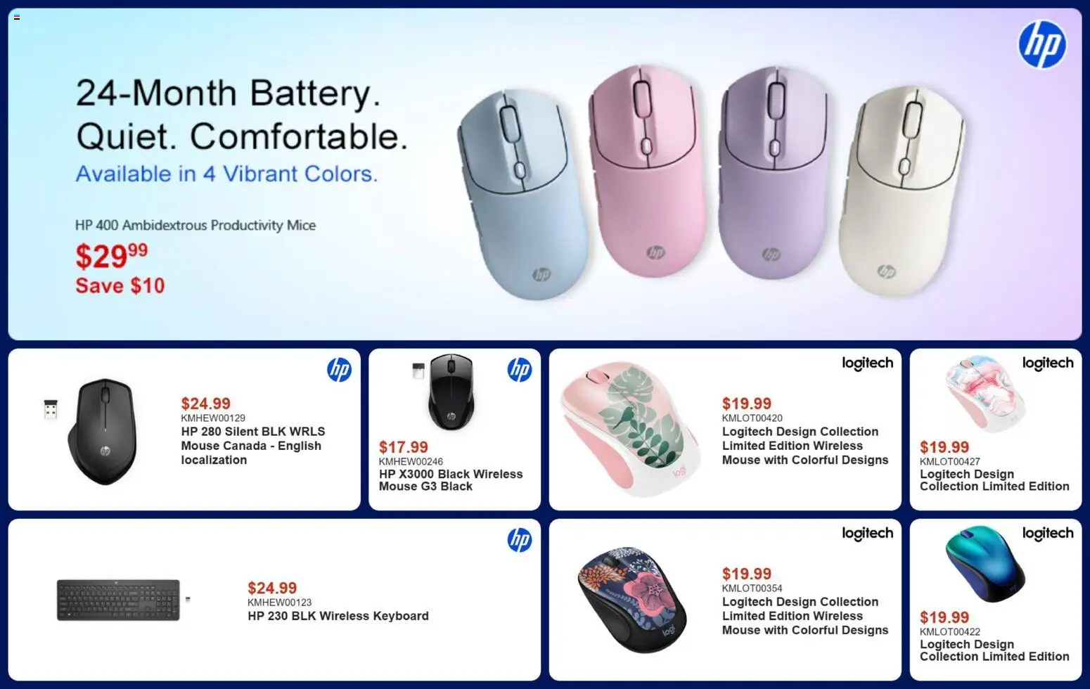 Canada Computers flyer valid from Aug 14, 2026 | Page: 8 | Products: Mouse, Keyboard