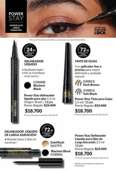 Vista previa Catálogo AVON Campaña 5/2026 válido desde el 01.05.2026 | Página: 35 | Productos: Maquillaje, Delineador