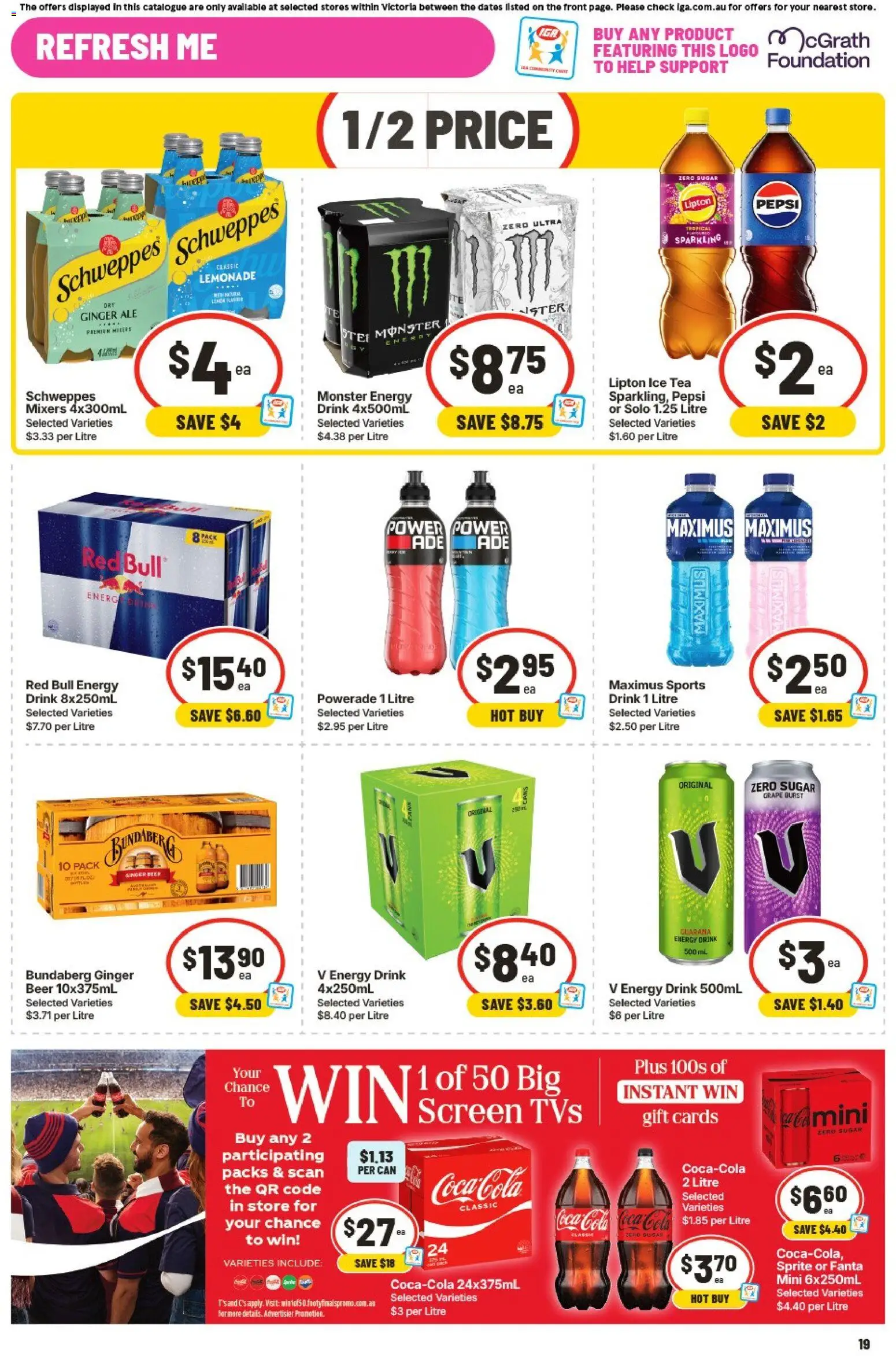 IGA catalogue - valid from 16/09/2026 | Page: 17 | Products: Beer, Beef, Coca Cola, Fanta