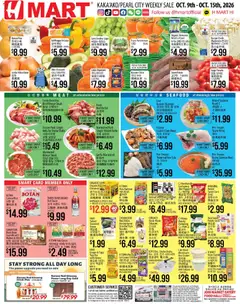 Preview of Hmart weekly ads valid from 10/09/2026