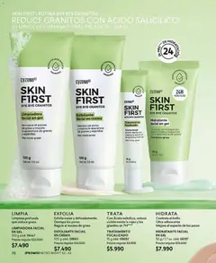Catálogo CyZone Campaña 15 válido desde el 06.09.2026 | Página: 70 | Productos: Exfoliante facial, Mate, Crema