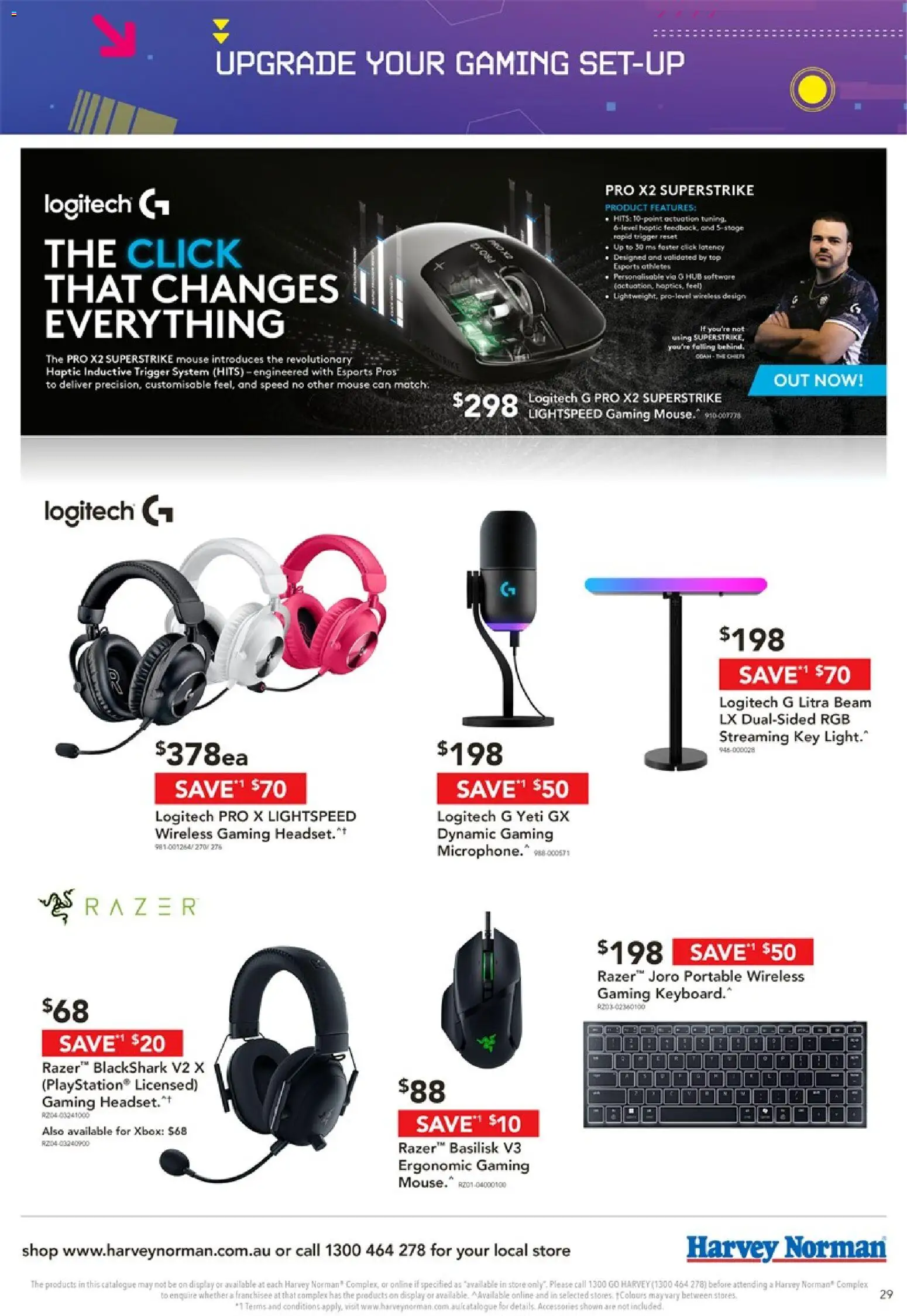 Harvey Norman catalogue - valid from 06.03.2026 | Page: 29 | Products: Ergonomic, Accessories, Headset, Xbox