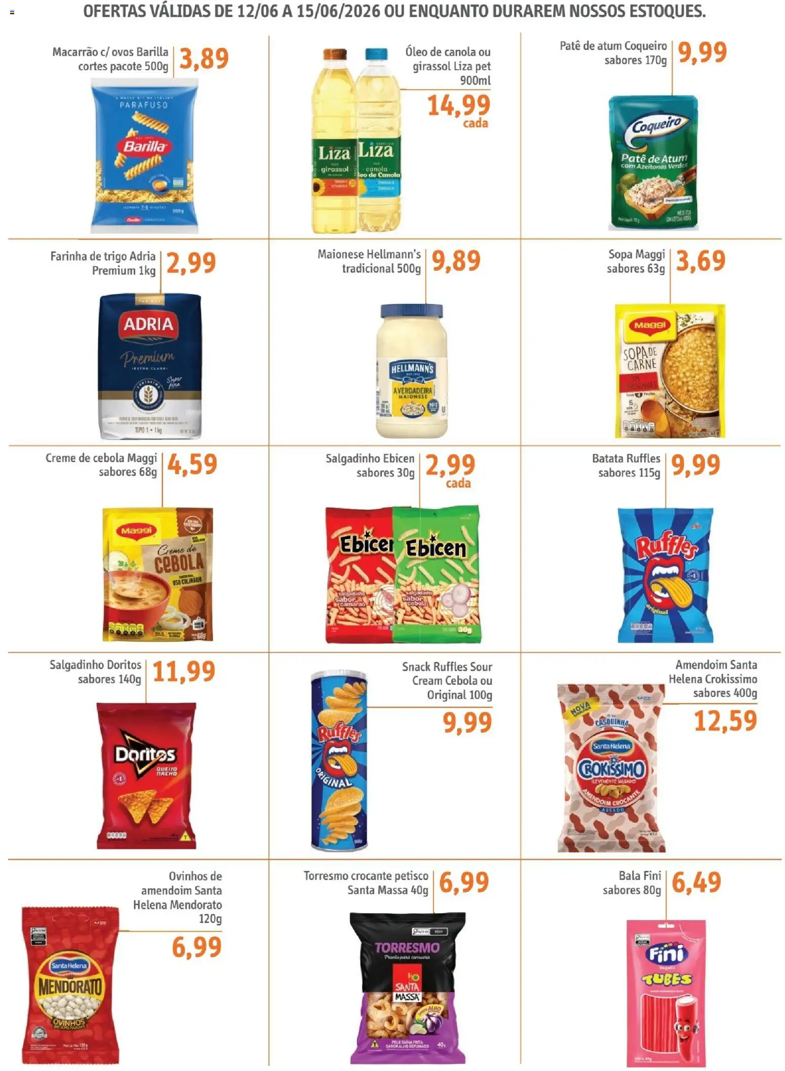 Sonda Folheto - válido de 12.06.2026 | Página: 4 | Produtos: Alho, Farinha de trigo, Camarão, Carne