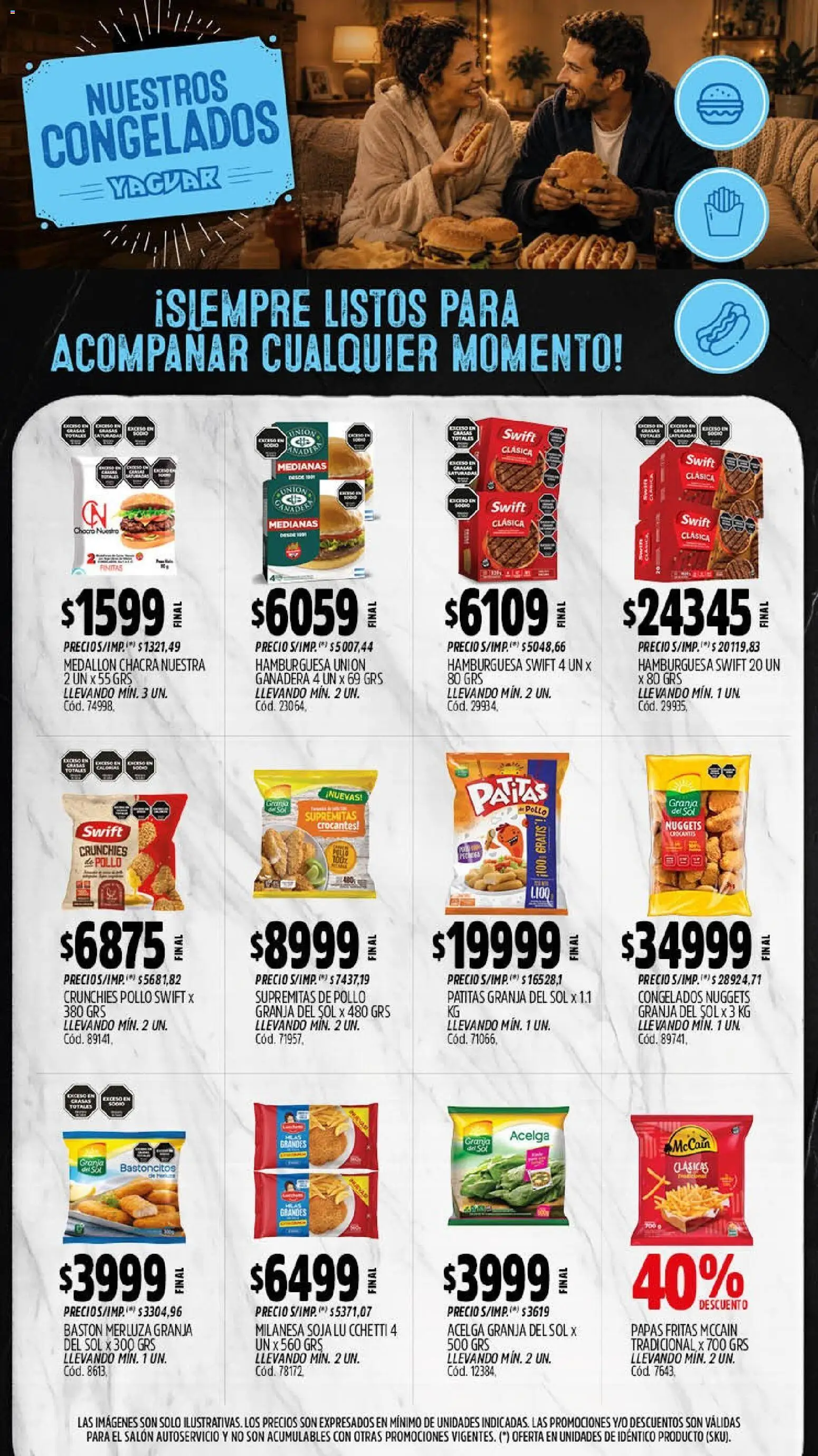 Yaguar - Oferta Semanal General Roca │ válido desde el 07/09/2026 | Página: 11 | Productos: Pollo, Acelga, Papas, Papas fritas
