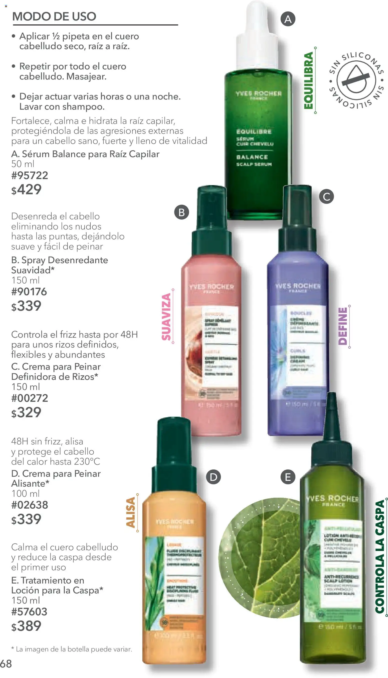 Nuevas ofertas de Yves Rocher válidas en toda la República Mexicana desde el 14/07/2026. ¡Encuentra las mejores ofertas en Yves Rocher campaña 10 2026! | Página: 70 | Productos: Serum, Crema, Loción, Botella