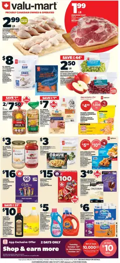 Preview of Valu Mart weekly flyer / circulaire from shop Valu Mart valid from Oct 15, 2026