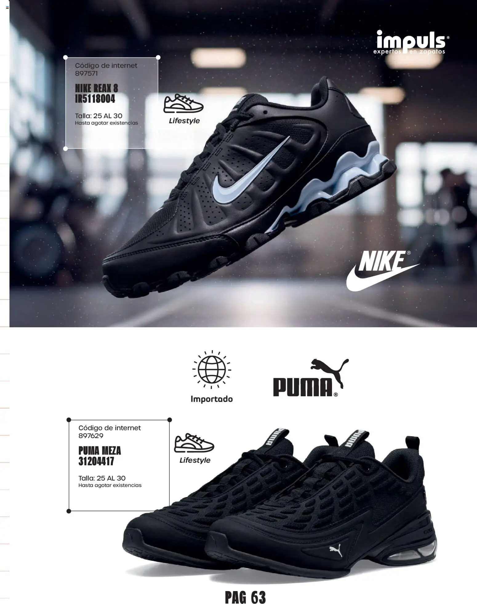 Nuevas ofertas de Impuls válidas en toda la República Mexicana desde el 01/09/2026. ¡Encuentra las mejores ofertas en Impuls catálogo Urban Sport! | Página: 65 | Productos: Zapatos