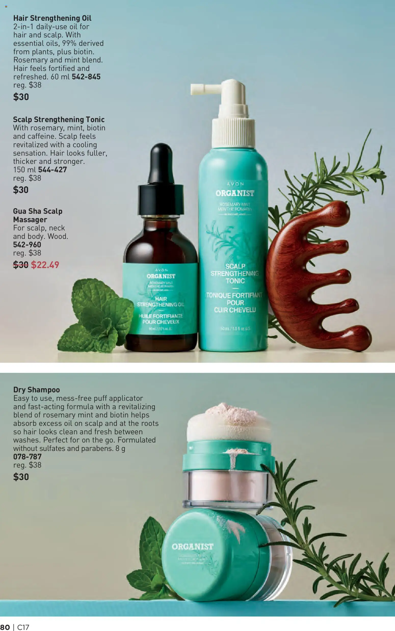 Avon flyer valid from Aug 13, 2026 | Page: 80 | Products: Tonic, Shampoo, Oil