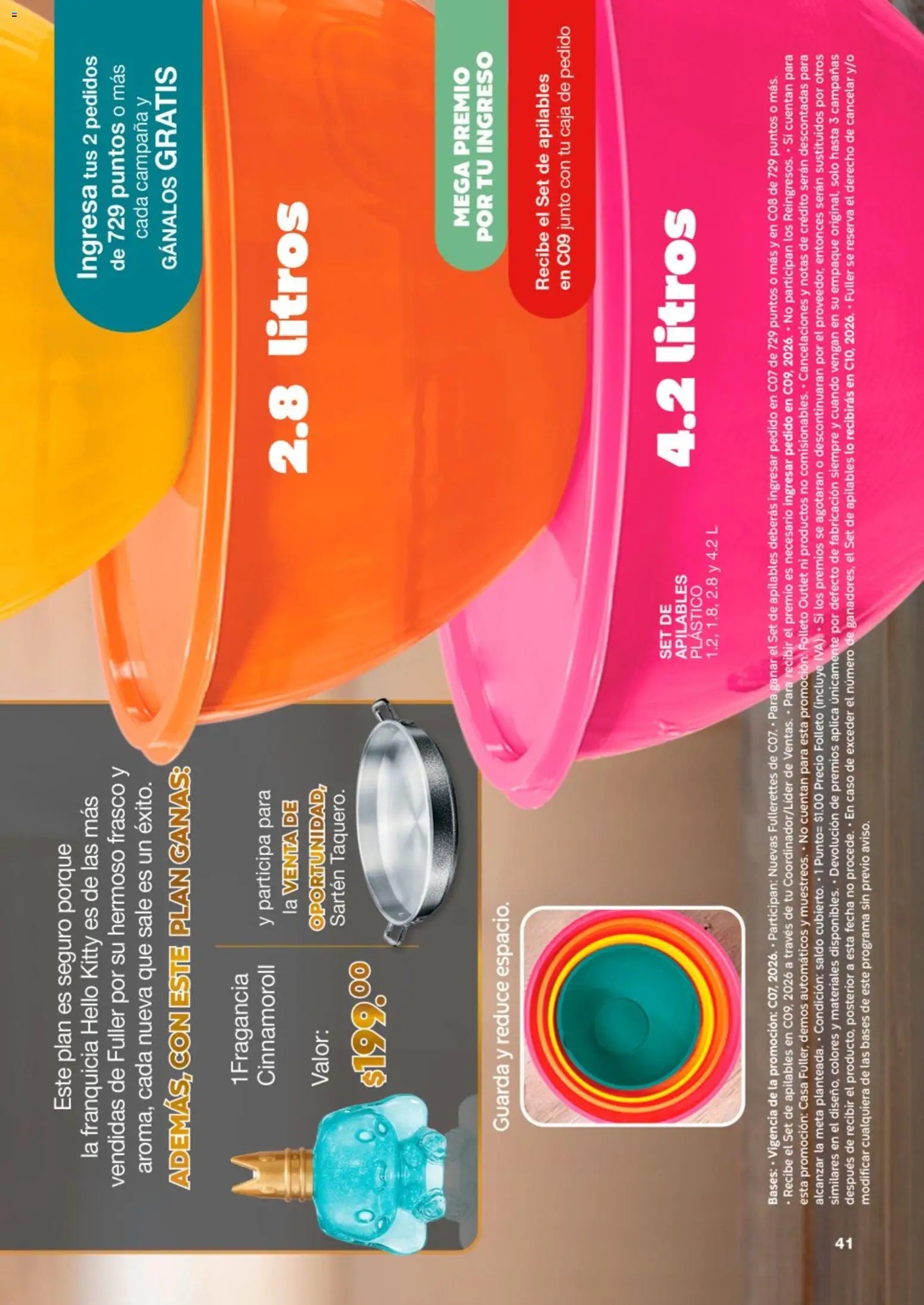 Nuevas ofertas de Fuller válidas en toda la República Mexicana desde el 08/07/2026. ¡Encuentra las mejores ofertas en Fuller Gana Más 7 2026! | Página: 41 | Productos: Frasco, Caja, Sartén, Campana