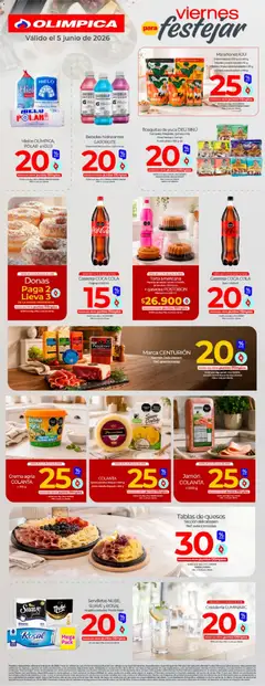 Olímpica Viernes para festejar -  Vista previa de la revista de la tienda Olímpica valido desde el 05.06.2026 | Página: 2