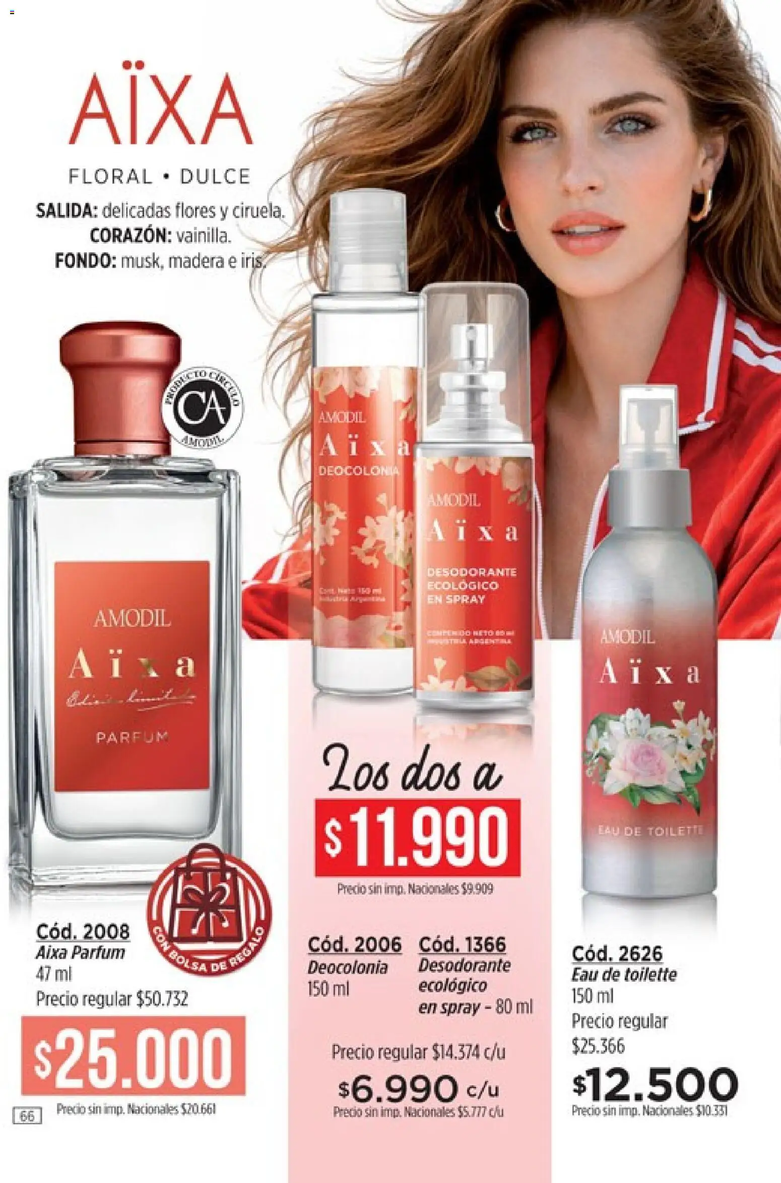 Catálogo Amodil Campaña 9 │ válido desde el 05.05.2026 | Página: 66 | Productos: Bolsa, Eau de toilette, Desodorante