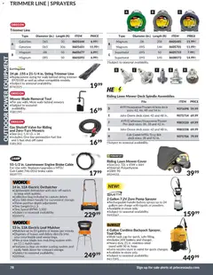 Preview of Princess Auto catalog - Outdoor Power Equipment from shop Princess Auto valid from Apr 21, 2026 | Page: 30 | Products: Cap, Magnum, Mower, Battery