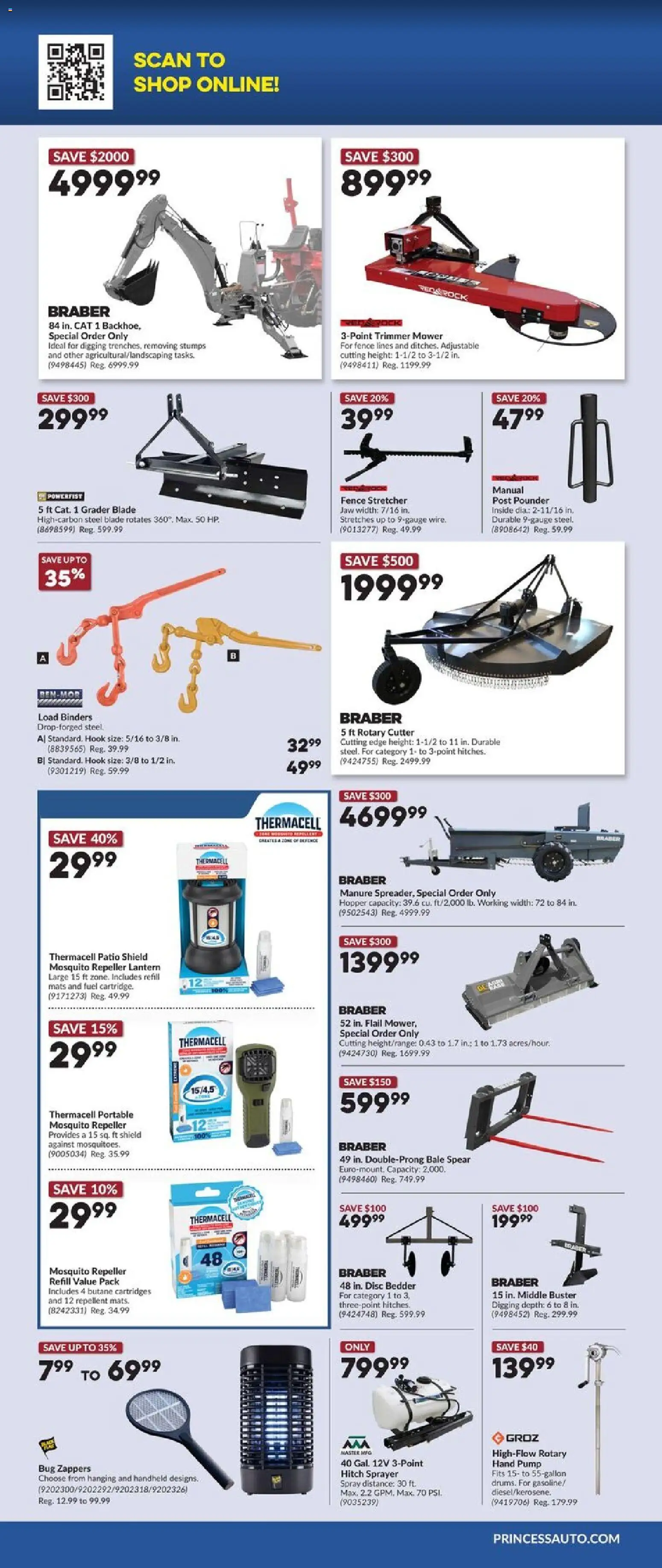 Princess Auto flyer valid from Jun 23, 2026 | Page: 4 | Products: Cutter, Mower