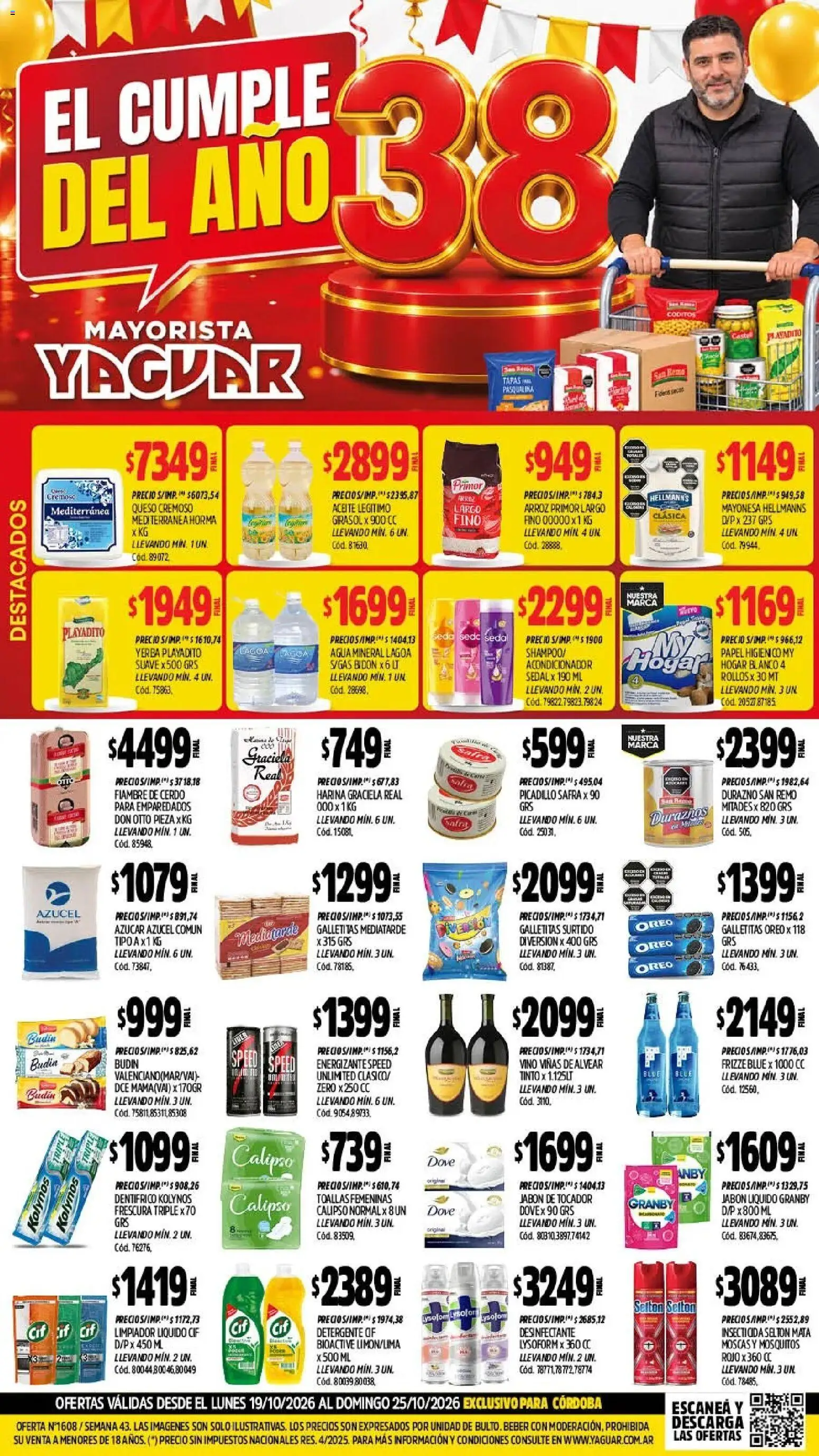 Yaguar - Oferta Semanal Córdoba │ válido desde el 19/10/2026 | Página: 1