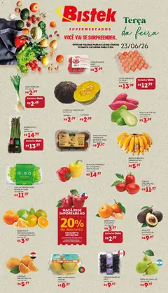 Bistek Supermercados ofertas Hortifruti - Pré-Visualização do folheto da loja Bistek Supermercados, válido de 23/06/2026
