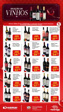 Semar Supermercado ofertas Vinhos - Pré-Visualização do folheto da loja Semar Supermercado, válido de 07.05.2026