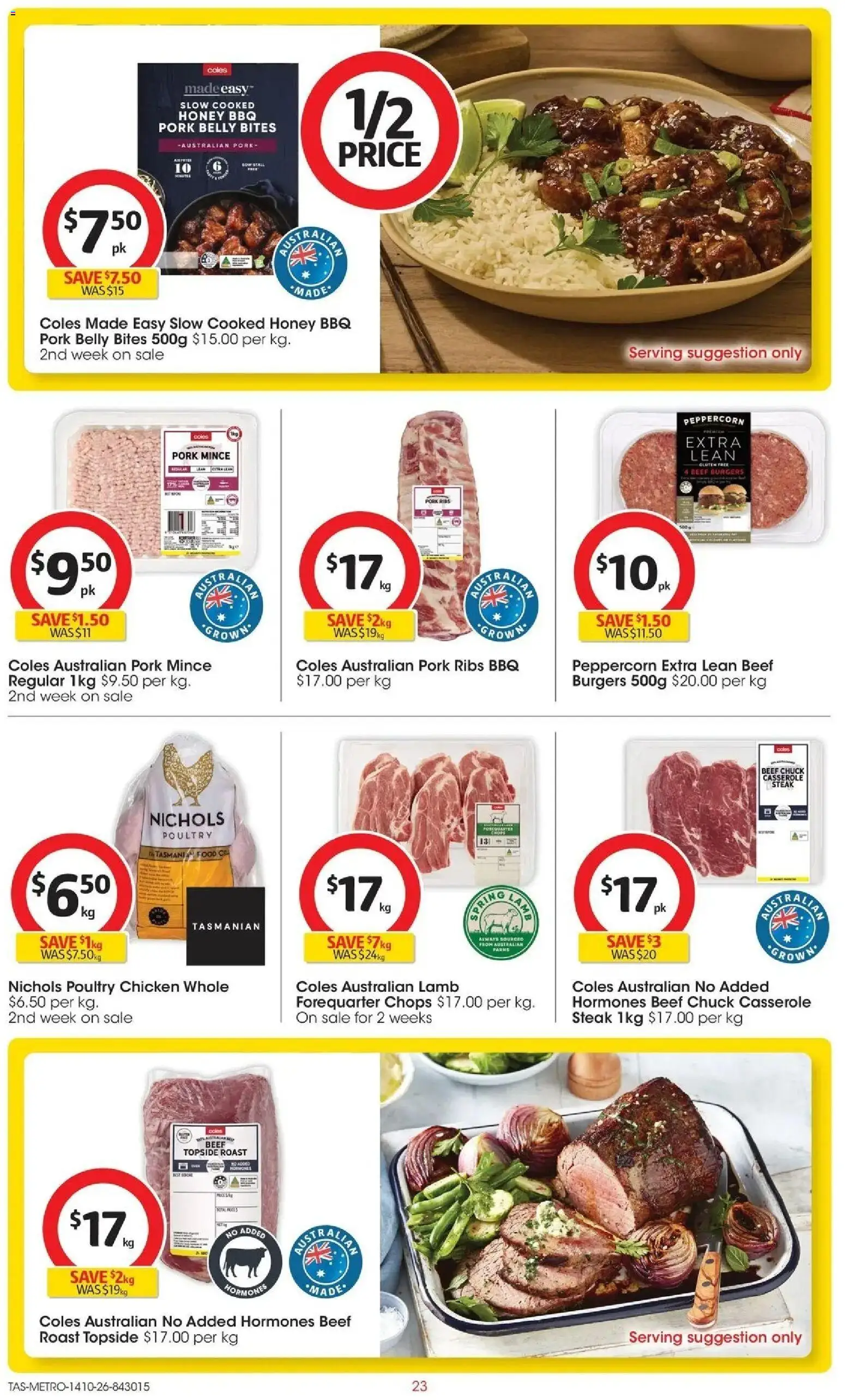 ﻿Coles catalogue valid from 14/10/2026 > Online Australia | Page: 23