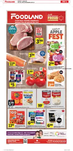 Preview of Foodland weekly flyer / circulaire from shop Foodland valid from Sep 24, 2026