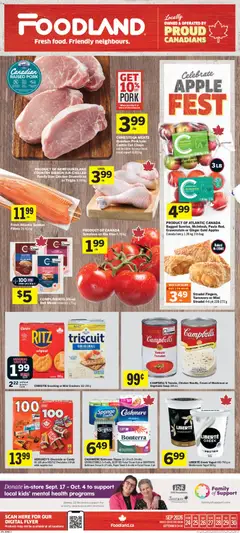 Preview of Foodland weekly flyer / circulaire from shop Foodland valid from Sep 24, 2026