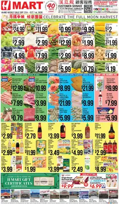 Preview of Hmart weekly ads valid from 09/25/2026