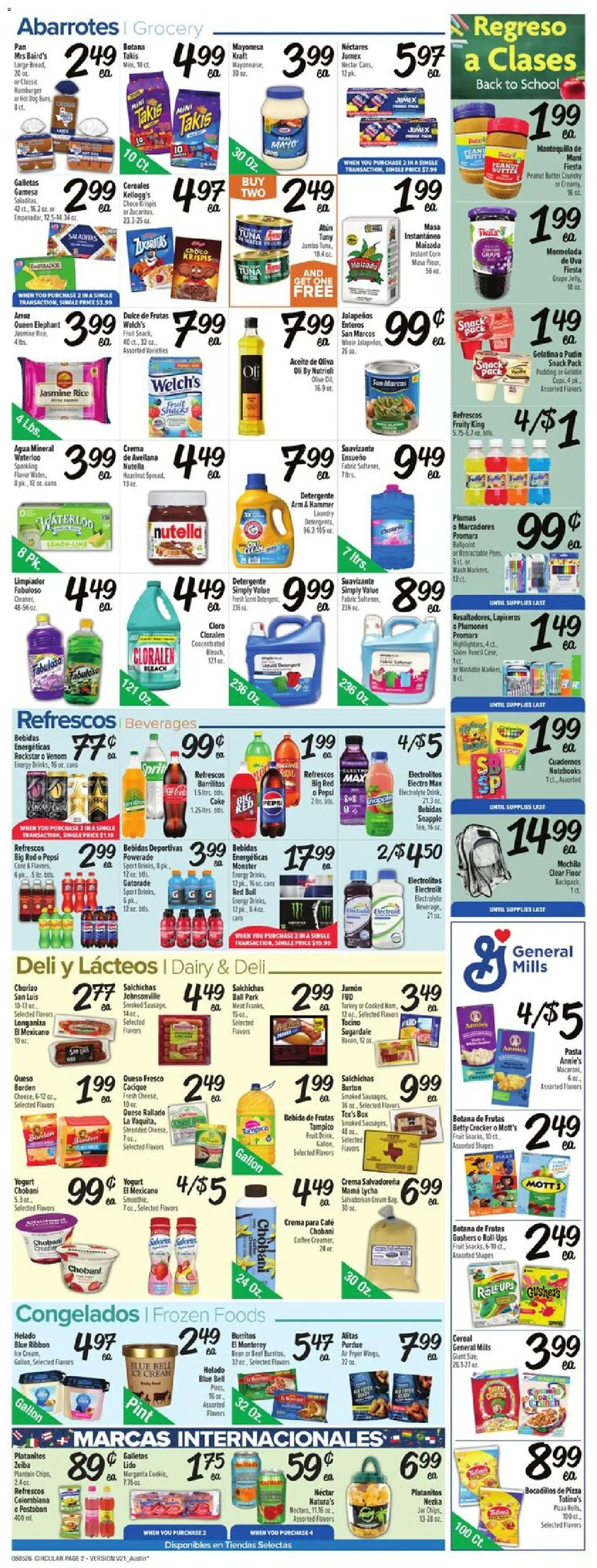 Fiesta Mart Weekly Ad - valid from 08/05/2026 | Page: 2 | Products: Coffee, Pasta, Lime, UPS