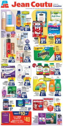 Preview of Jean Coutu weekly flyer from shop Jean Coutu valid from Jul 2, 2026