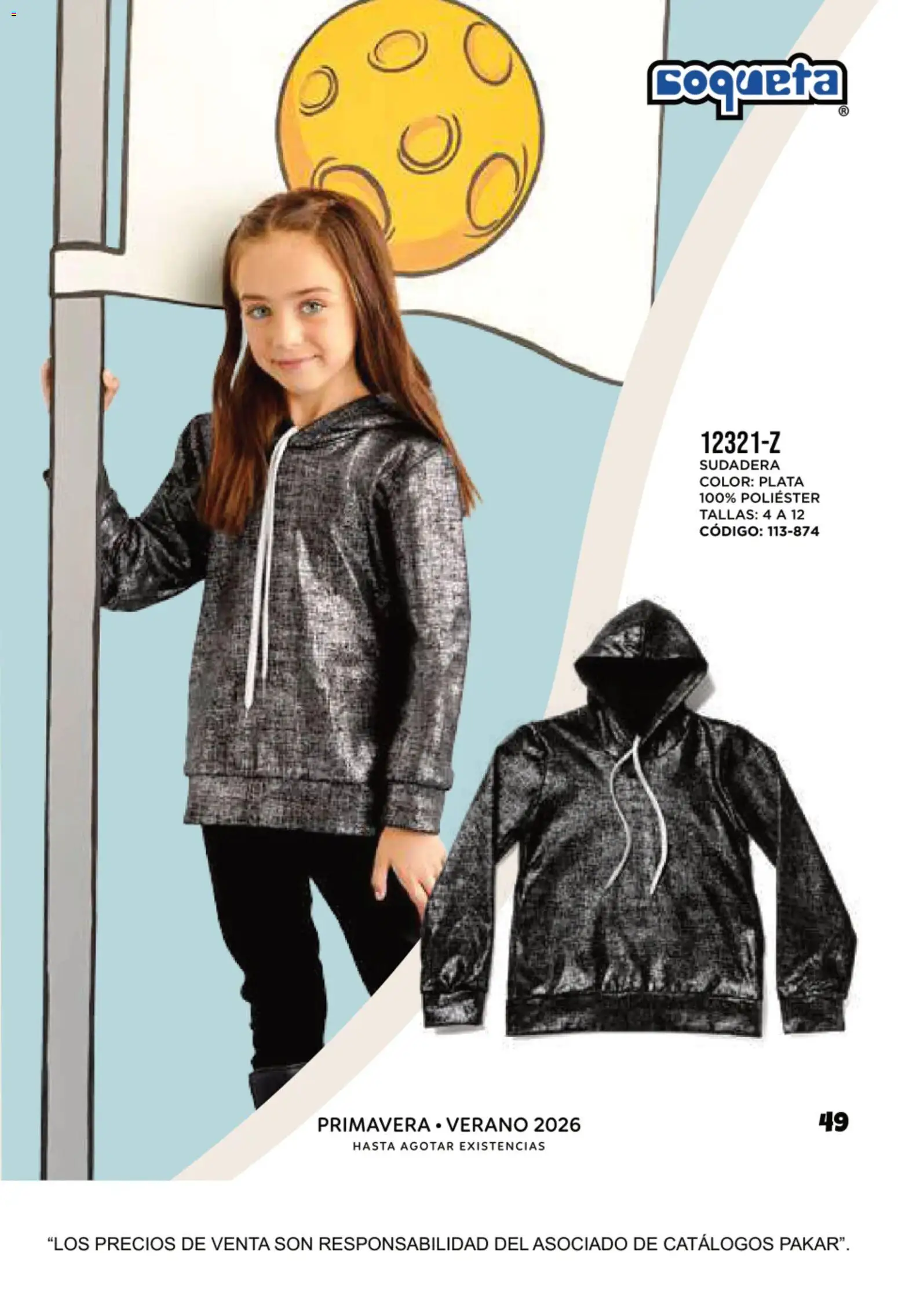 Nuevas ofertas de SC Pakar válidas en toda la República Mexicana desde el 14/09/2026. ¡Encuentra las mejores ofertas en SC Pakar catálogo Coqueta! | Página: 49 | Productos: Sudadera