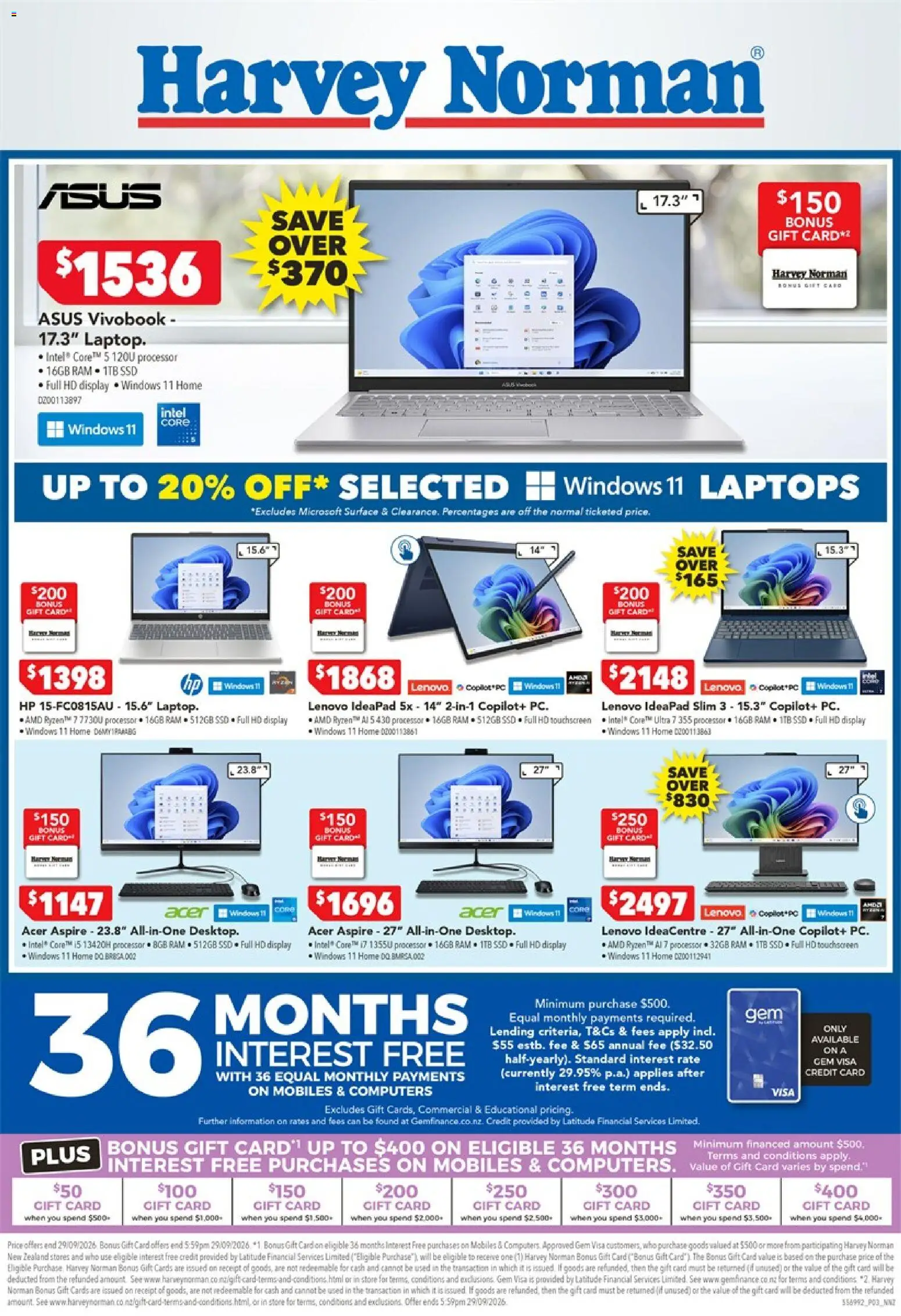 Harvey Norman catalogue from 24 Sept 2026 | Page: 3