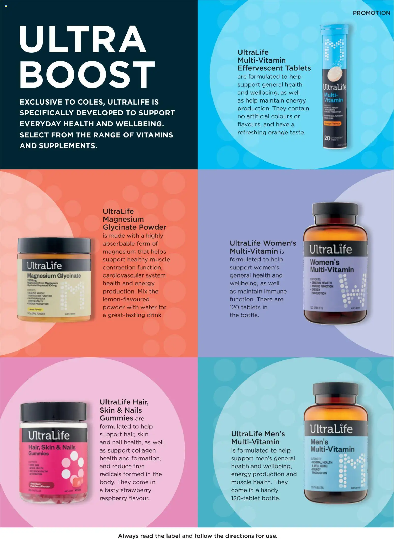 Coles catalogue - valid from 01/07/2026 | Page: 43 | Products: Raspberry, Collagen, Multivitamin, Vitamin