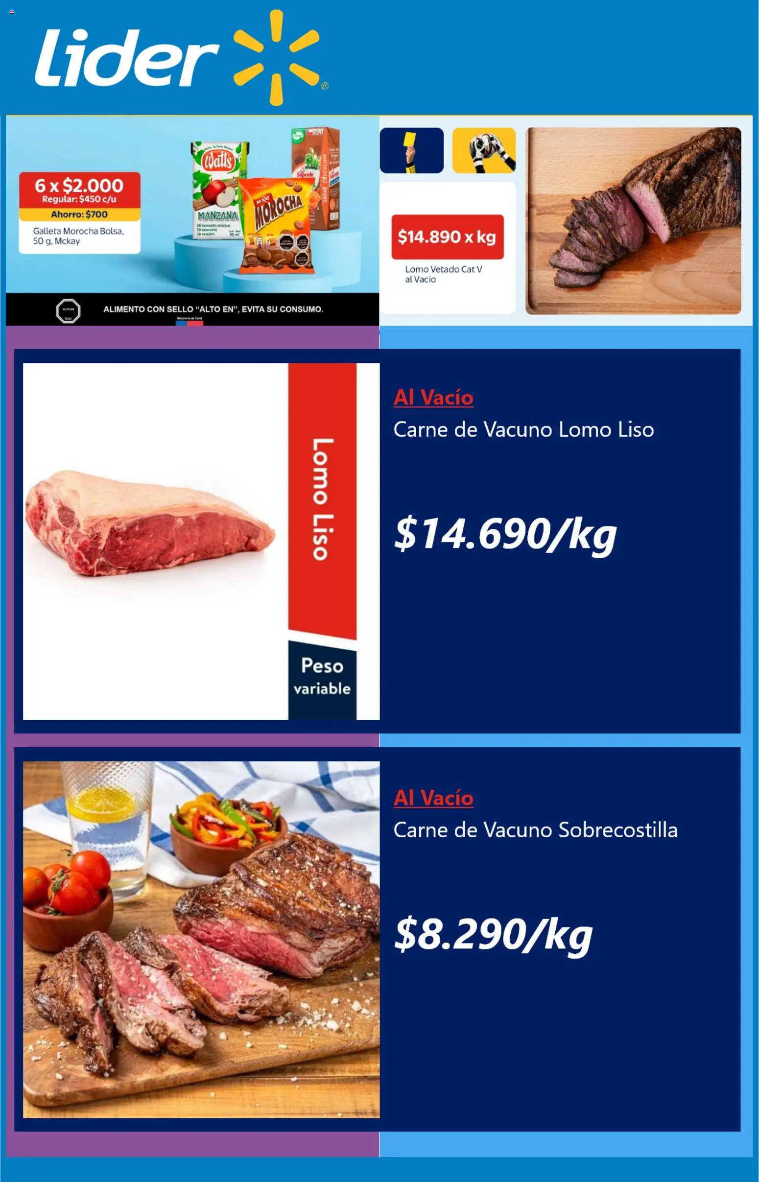 Lider Ofertas │ válido desde el 14.07.2026 | Página: 5 | Productos: Manzana, Peso, Chocolate