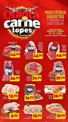 Lopes Supermercados - Ofertas da semana - Pré-Visualização do folheto da loja Lopes Supermercados, válido de 15/10/2026