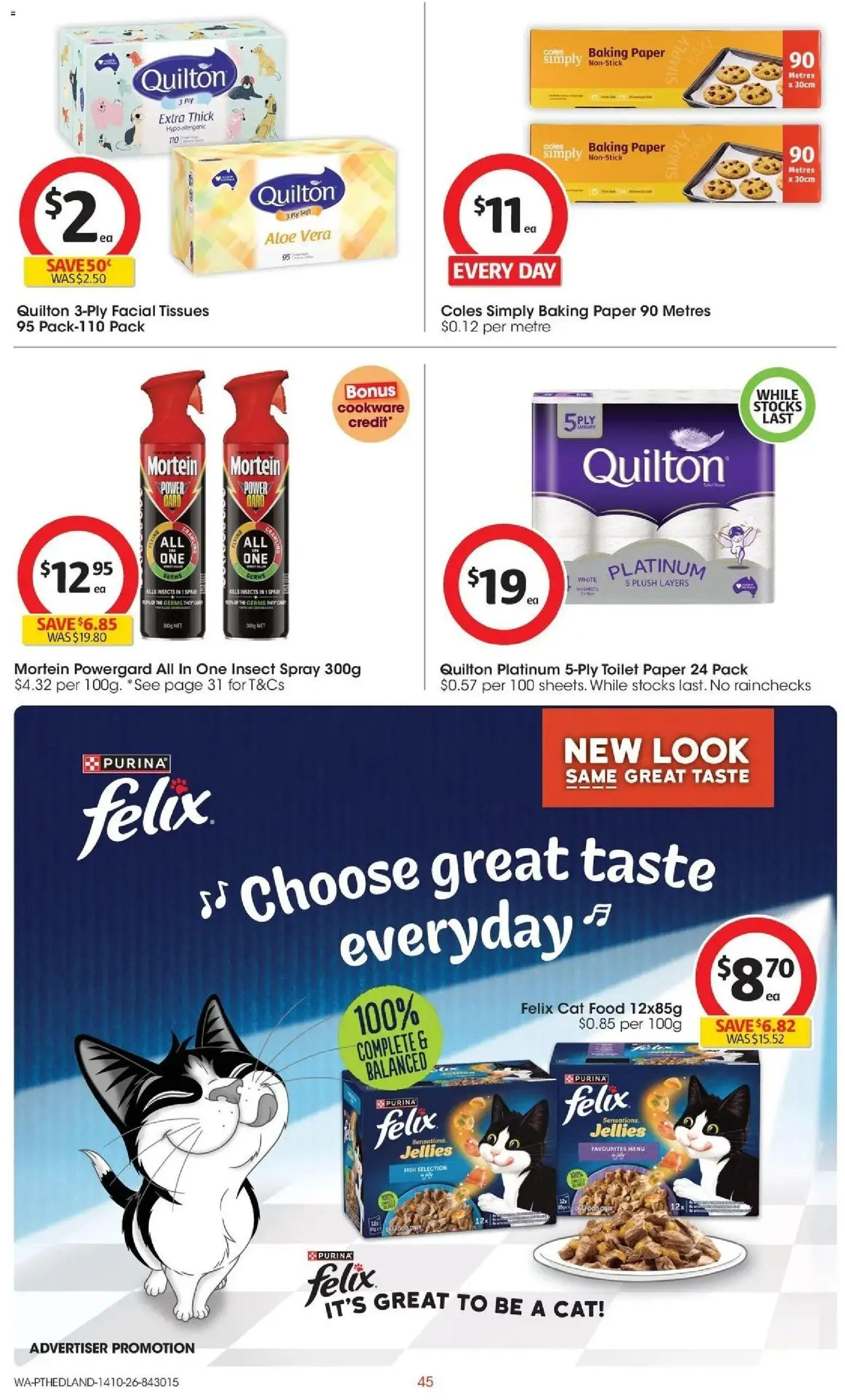 ﻿Coles catalogue valid from 14/10/2026 > Online Australia | Page: 45