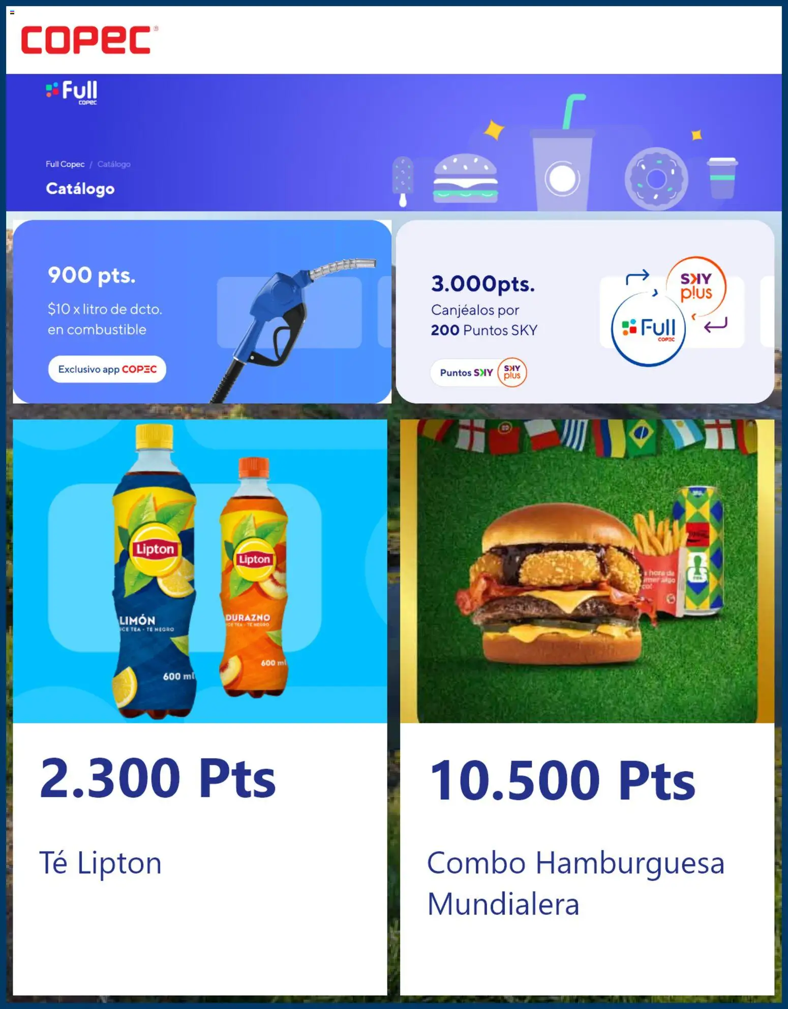 Copec Ofertas │ válido desde el 12.07.2026 | Página: 5 | Productos: Limón, Hamburguesa, Té, Durazno