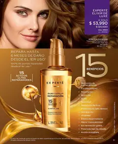 L'Bel catálogo C15 -  Vista previa de la revista de la tienda L'Bel valido desde el 07/09/2026 | Página: 51 | Productos: Plancha, Brillo, Aceite