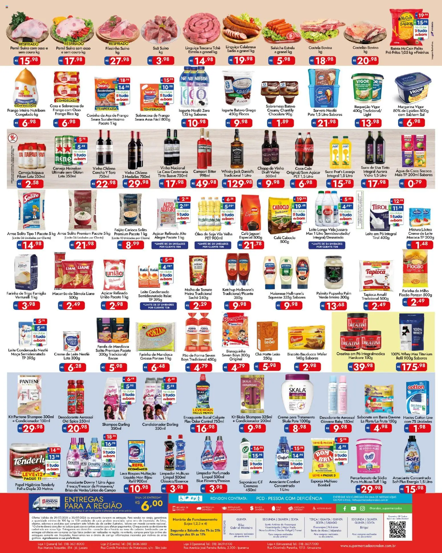 Supermercados Rondon Folheto - válido de 29/07/2026 | Página: 2
