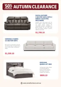 Preview of Amart Furniture catalogue  - valid from 01.05.2026 | Page: 4 | Products: Sofa, Bed