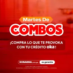 Vista previa de folleto Catálogo Hiraoka - Martes De Combos de la Hiraoka válido desde 21/10/2026