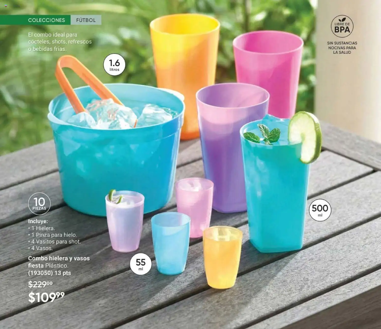 Nuevas ofertas de AVON válidas en toda la República Mexicana desde el 08.05.2026. ¡Encuentra las mejores ofertas en AVON Casa & Estilo 8 2026! | Página: 12 | Productos: Hielera, Vasos, Pinza