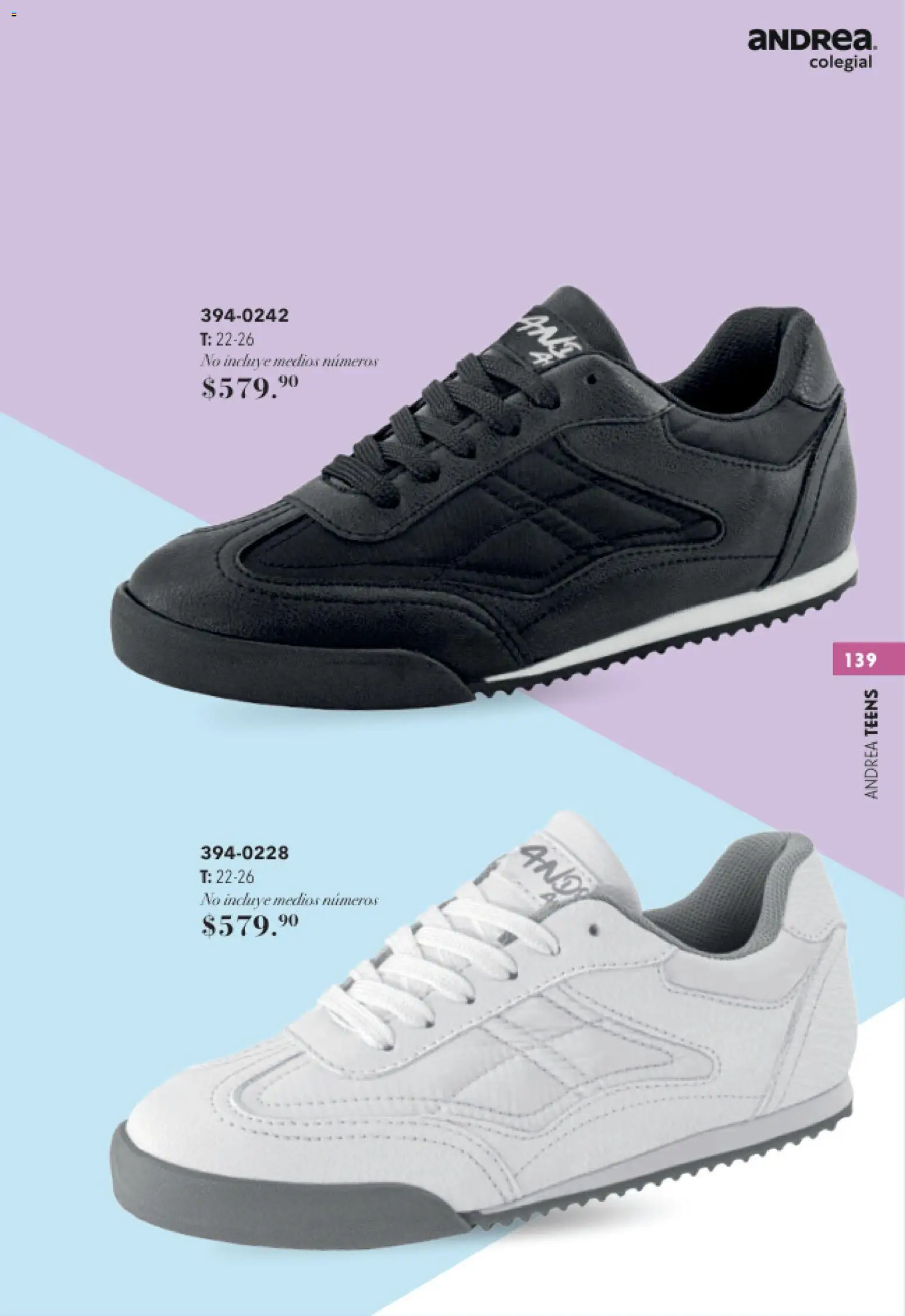 Nuevas ofertas de Andrea válidas en toda la República Mexicana desde el 23/05/2026. ¡Encuentra las mejores ofertas en Andrea catálogo Colegial! | Página: 139