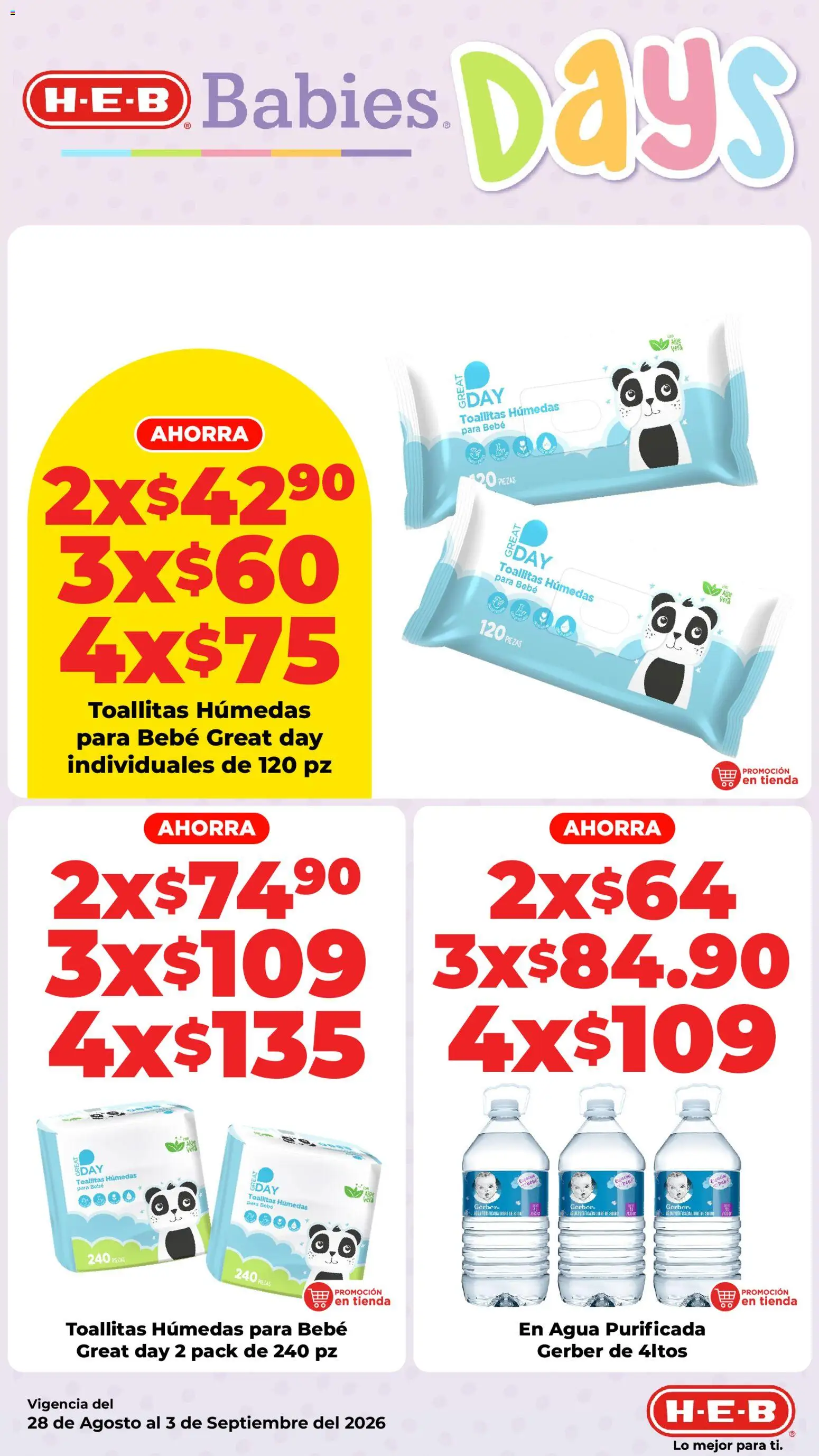 Nuevas ofertas de H-E-B válidas en toda la República Mexicana desde el 28/08/2026. ¡Encuentra las mejores ofertas en H-E-B folleto! | Página: 13