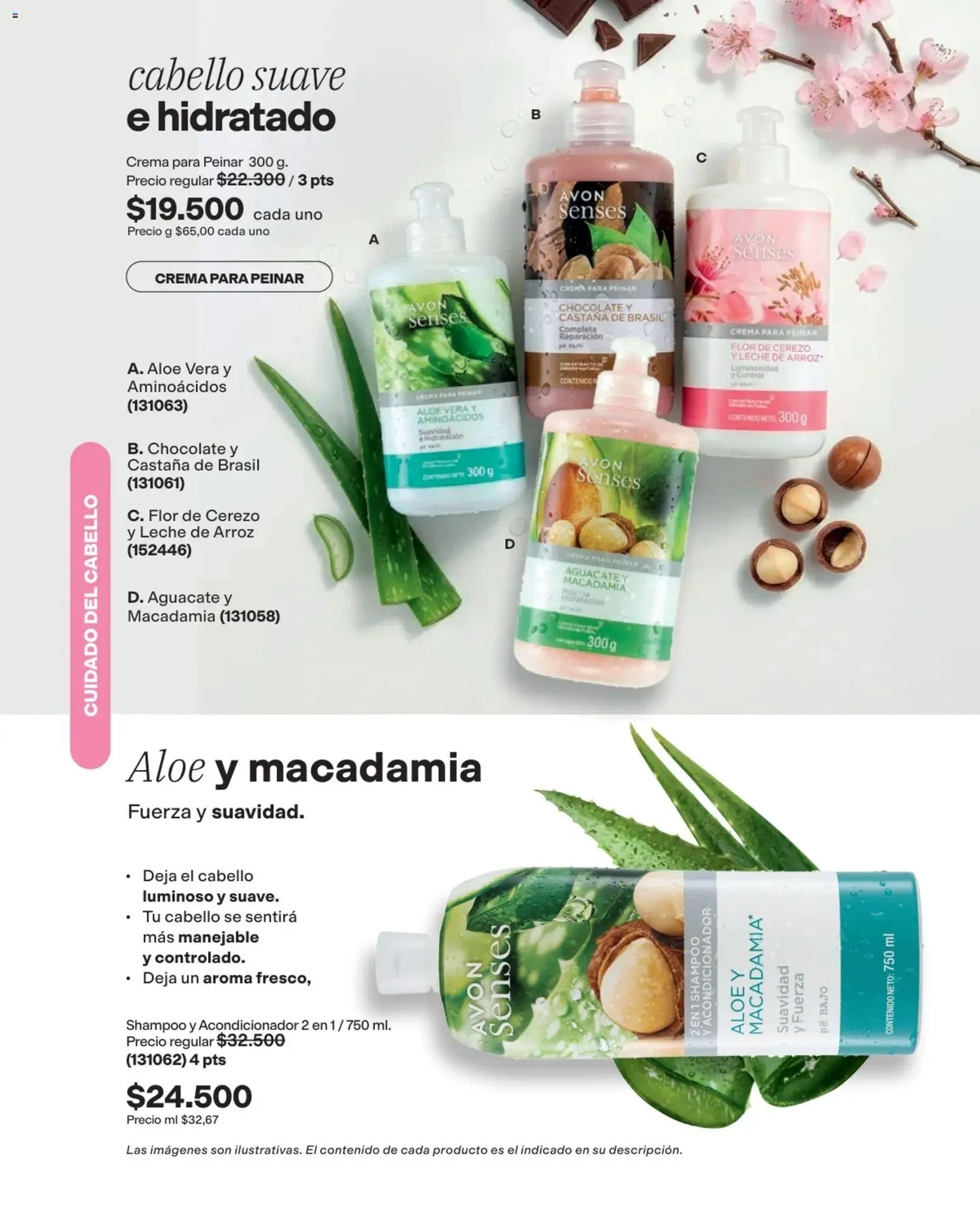 Avon revista - valida desde el 03/08/2026 | Página: 160 | Productos: Bajo, Shampoo, Leche, Chocolate