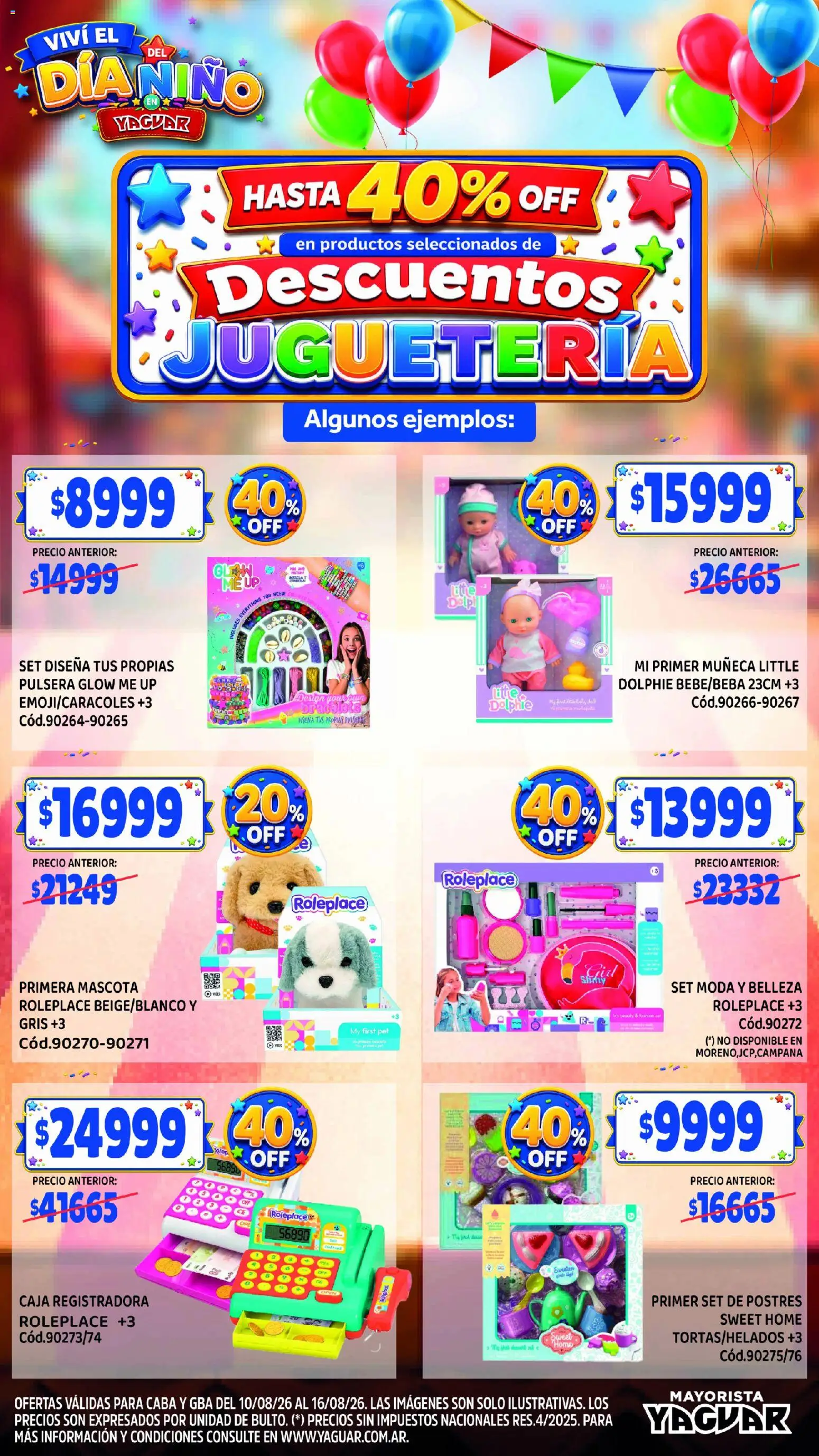 Yaguar - Jugamos Todos Parque Chacabuco │ válido desde el 10/08/2026 | Página: 3 | Productos: Video, Pulsera, Caja