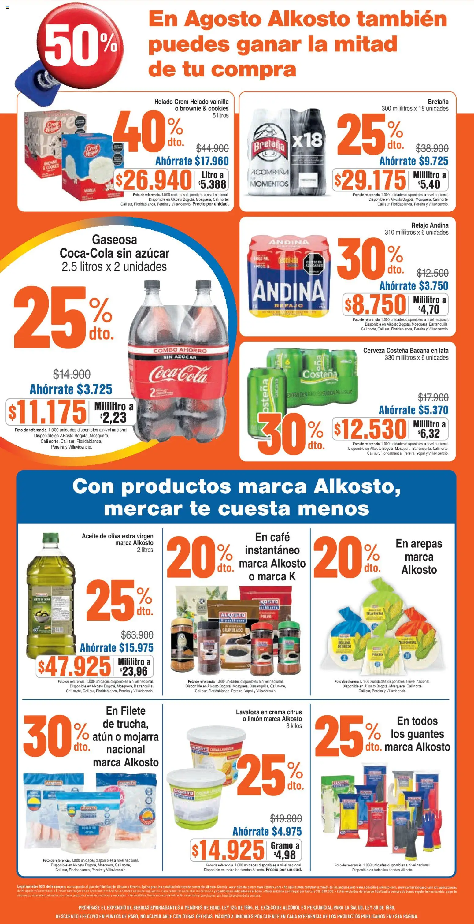 Ktronix revista - valida desde el 29/08/2026 | Página: 4 | Productos: Crema, Polvo, Oliva, Cerveza