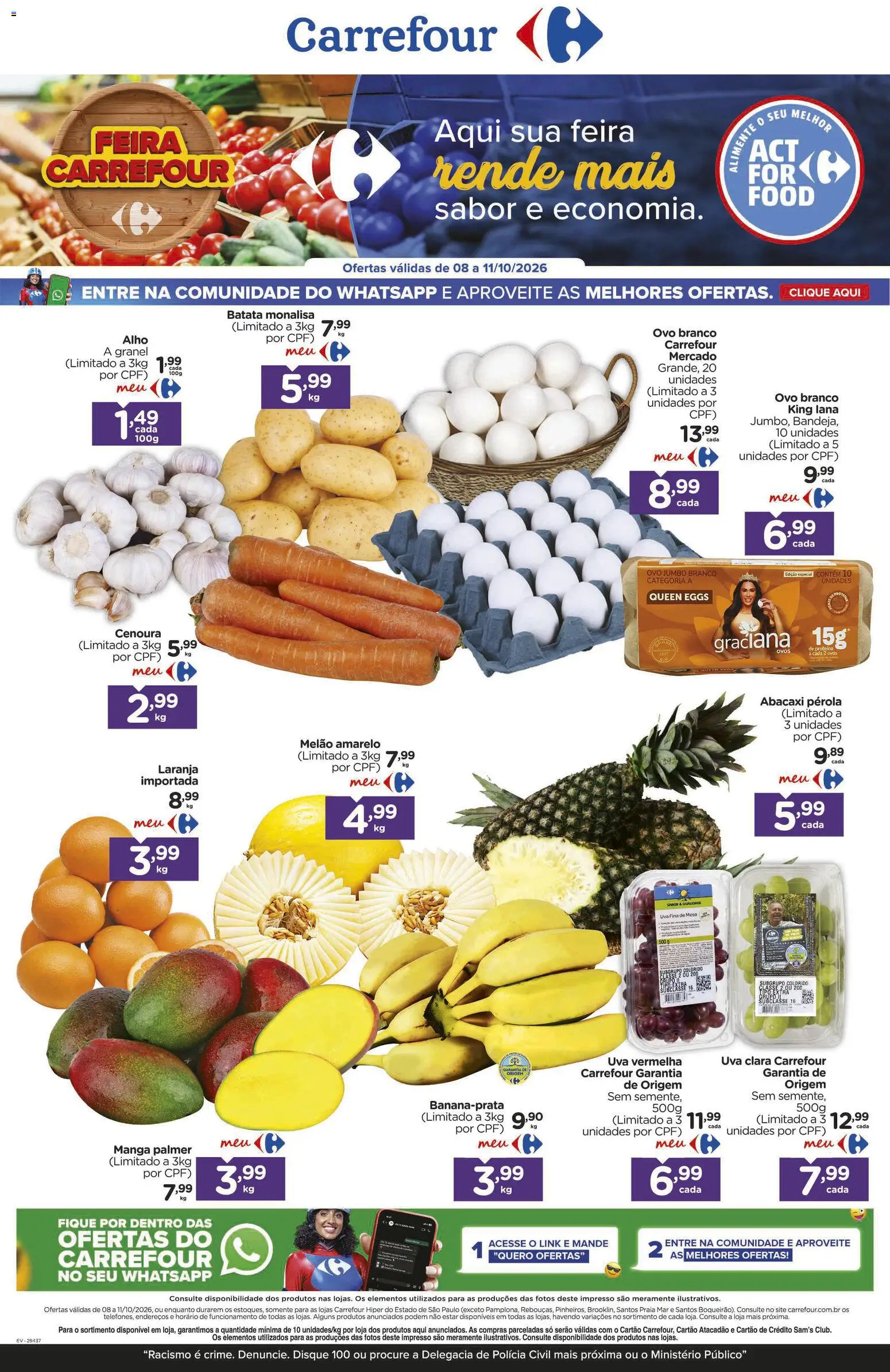 Carrefour Folheto - válido de 08/10/2026 | Página: 1