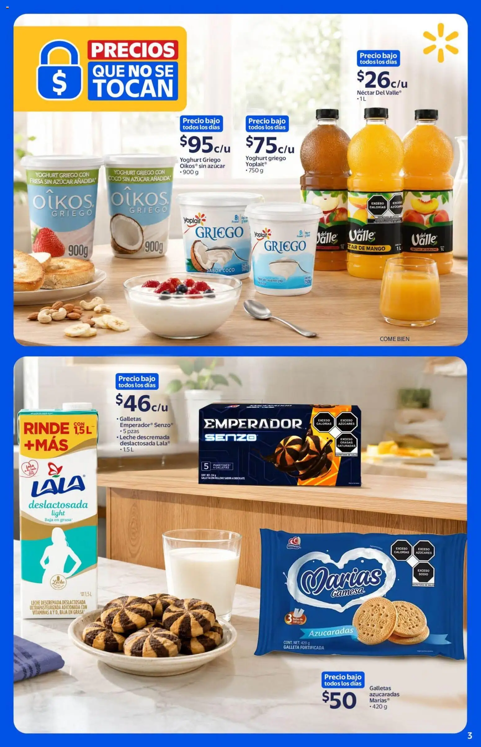 Nuevas ofertas de Walmart válidas en toda la República Mexicana desde el 20/08/2026. ¡Encuentra las mejores ofertas en Walmart folleto! | Página: 3 | Productos: Coco, Leche, Mango, Galletas
