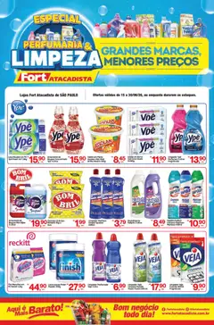 Fort Atacadista ofertas Perfumaria e Limpeza - Pré-Visualização do folheto da loja Fort Atacadista, válido de 15/06/2026