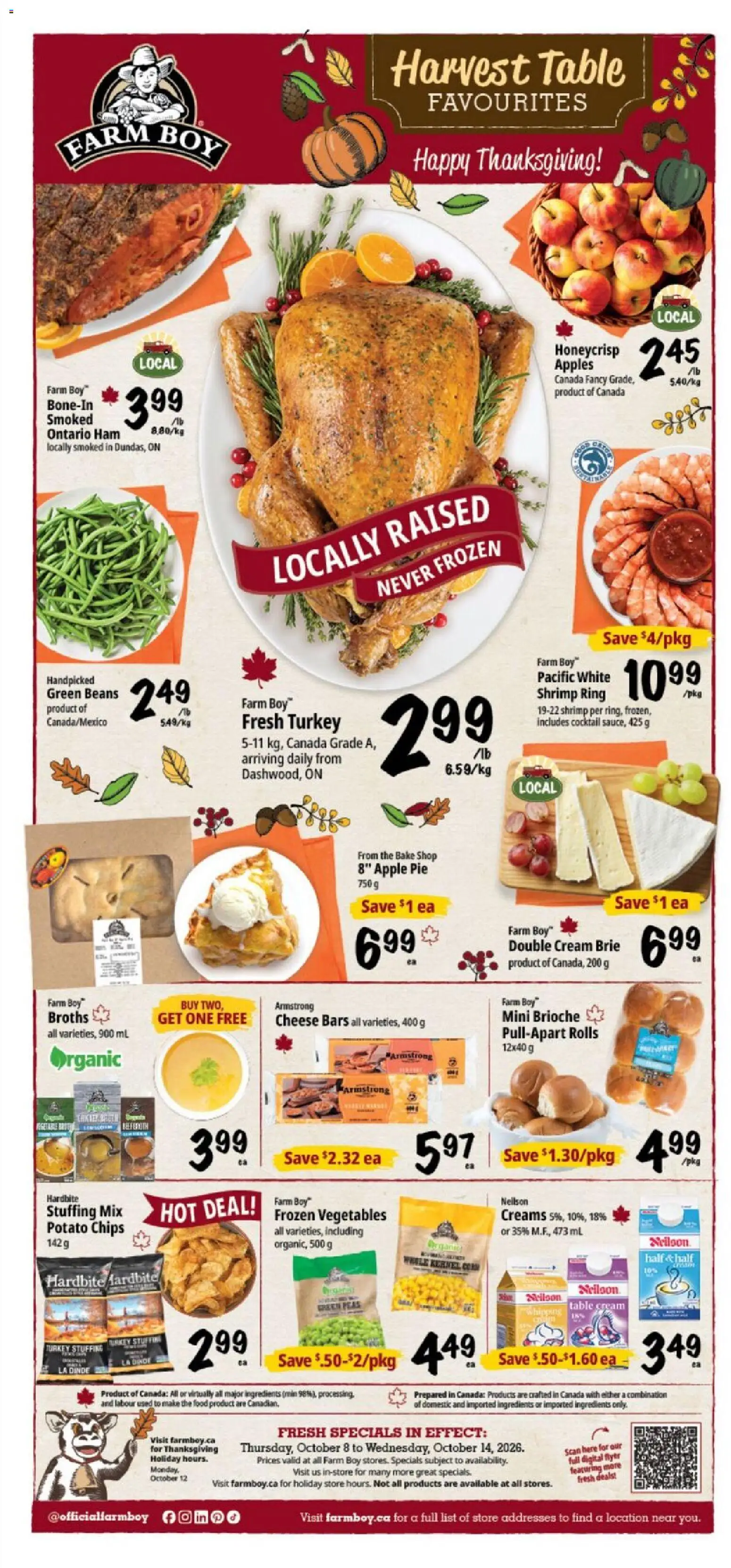 Farm Boy Thursday, October 8 Price Drop
