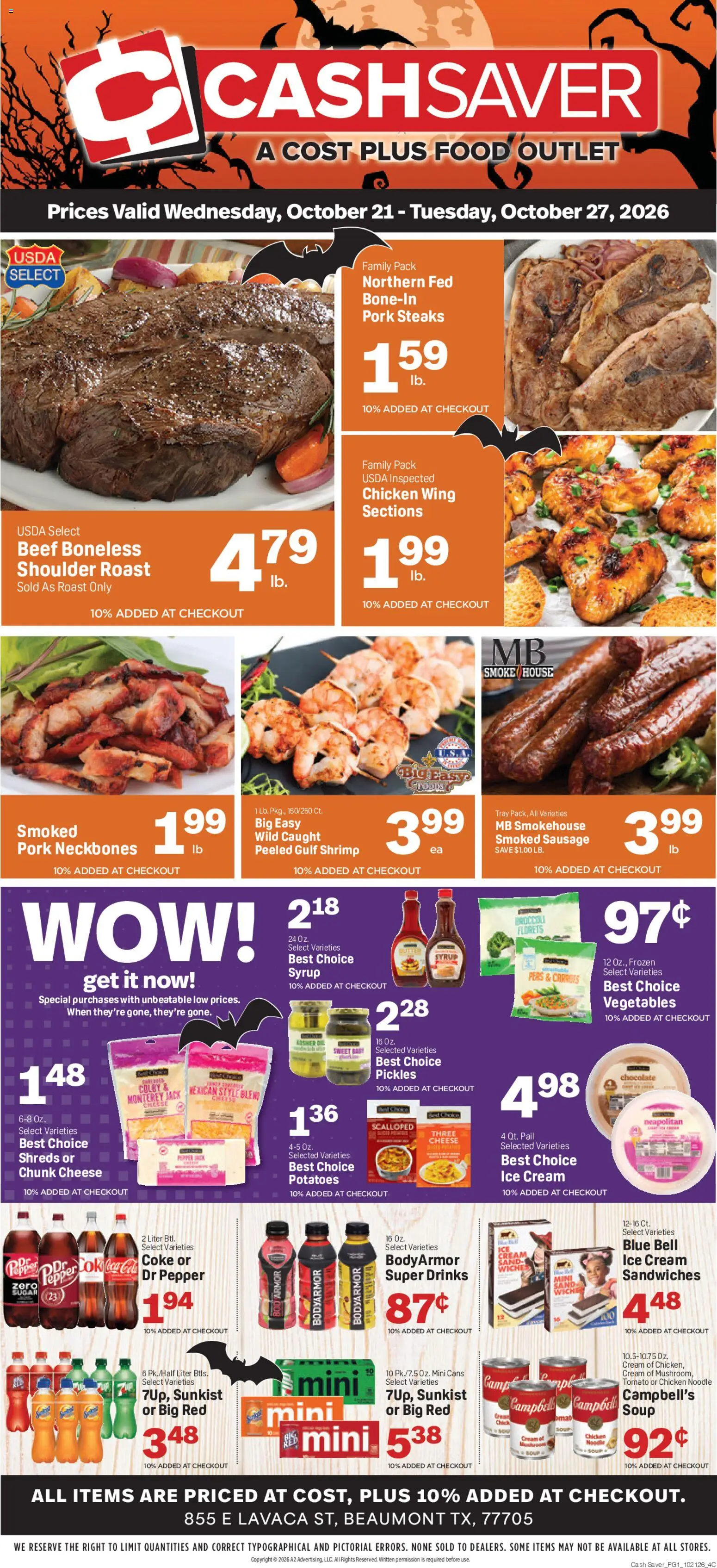 Market Basket Cash Saver Weekly Ad - valid from 10/21/2026 | Page: 1