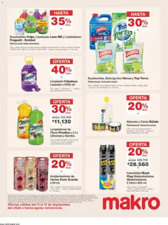 Makro catálogo -  Vista previa de la revista de la tienda Makro valido desde el 11/09/2026 | Página: 33 | Productos: Insecticida, Manzana, Vinagre, Ropa