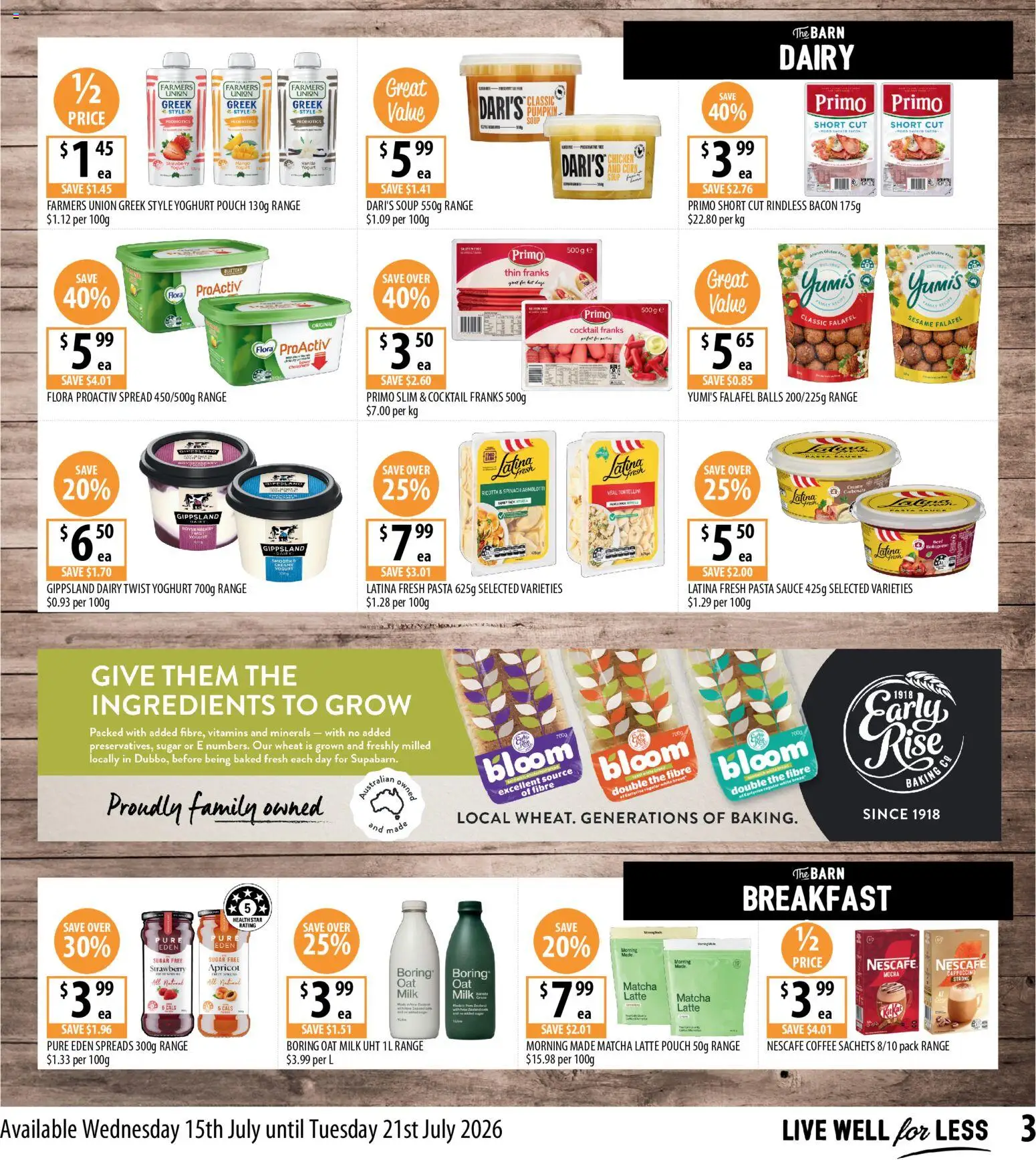 Supabarn catalogue - valid from 15/07/2026 | Page: 3 | Products: Sesame, Ingredients, Veal, Sugar